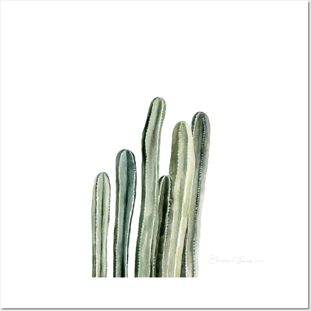 Tall Cacti Wall Art by ShealeenLouise